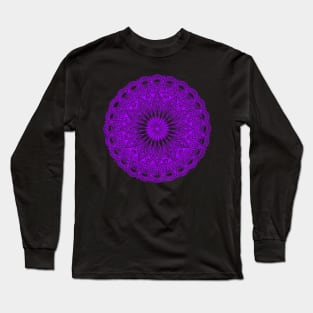 Mandala (purple) Long Sleeve T-Shirt